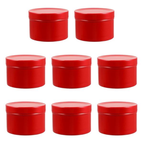 

storage bottles & jars 8pcs rounded sealing boxes aluminum containers small