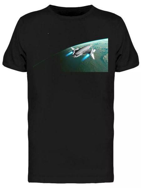 

Spacecraft Flying Tee Men's -Image by Shutterstock, White;black