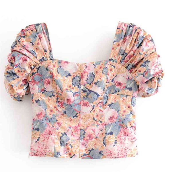 

off shoulder puff sleeve t-shirt women elegant fashion summer office lady casual square neck blouse 210524, White