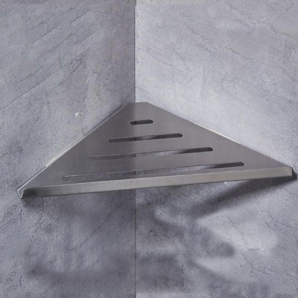 

bathroom shelves 1pcs corner shelf single layer 304 stainless steel wall mounted