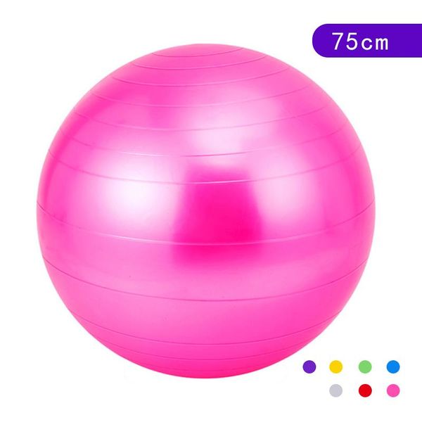

75cm pilates explosion-proof yoga ball helps pregnant women midwifery shaping body fitness gymnastics movement cn balls