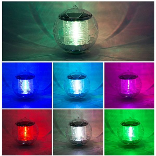 LED Summer Villa Pool Waterproof Solar Power Multi Color Changing Water Drift Lamp Floating Light Security Dropship