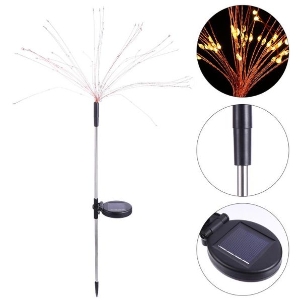 

lawn lamps 1pc firework lamp outdoor light dandelion for courtyard decoration