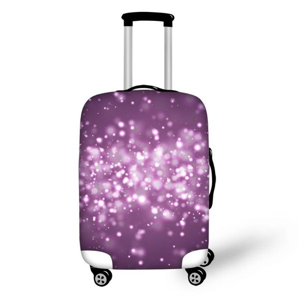 

toiletry kits red mosaic shapes pattern 18-32inch elastic luggage protective covers dust-proof suitcase travel accessories mala de viagem