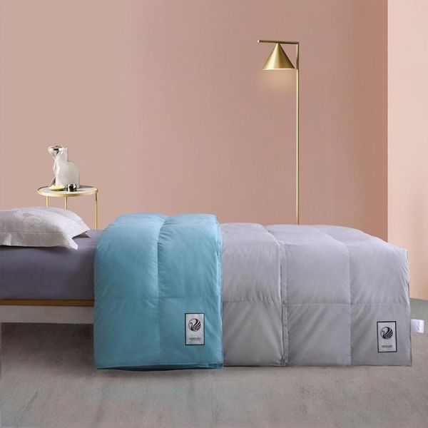 

germany imported real white duck down washed cover summer quilt comforter comforters & sets
