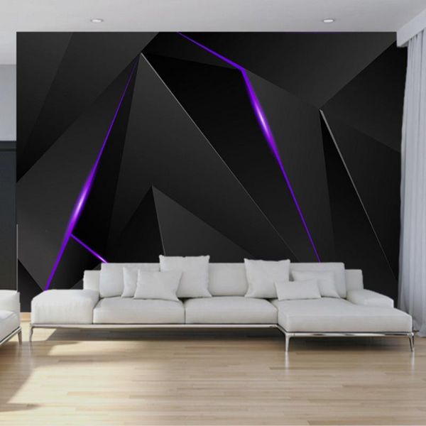 

wallpapers drop custom modern simple fashion irregular technology shape graphic living room backdrop wallpaper 3d mural painting