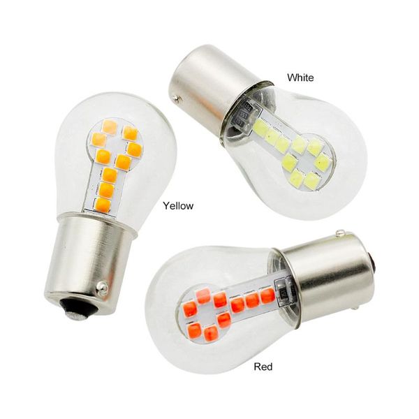 

emergency lights 4pcs 1156 ba15s led 1157 bay15d car brake light backup reverse bulb 12v 3030 smd auto parking lamp turn signal