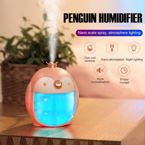 

vacuum cleaners home appliances usb humidifier 300ml cute pet ultrasonic cool mist aroma air oil diffuser romantic color led lamp humidifica