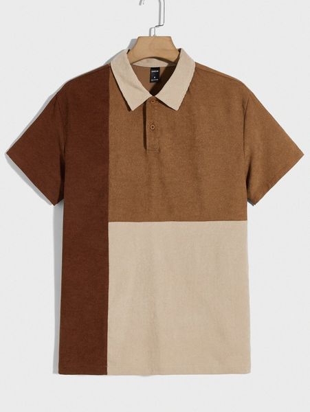 

men color block polo shirt e8zv#, White;black