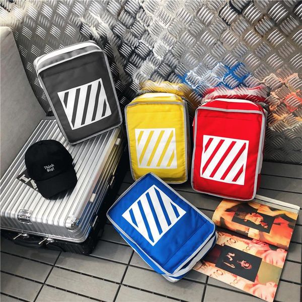 

backpack fashion girl for women teenage schoolbag college wind high school student nylon geometric printing bag