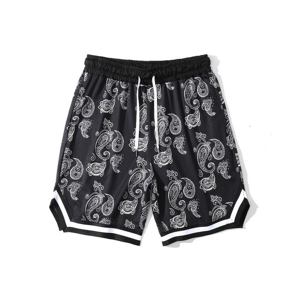 

men's shorts casual street style cotton shorts, skate shorts printed with cashmere, west coast, knotted and dyed, in 2021, # d242, White;black