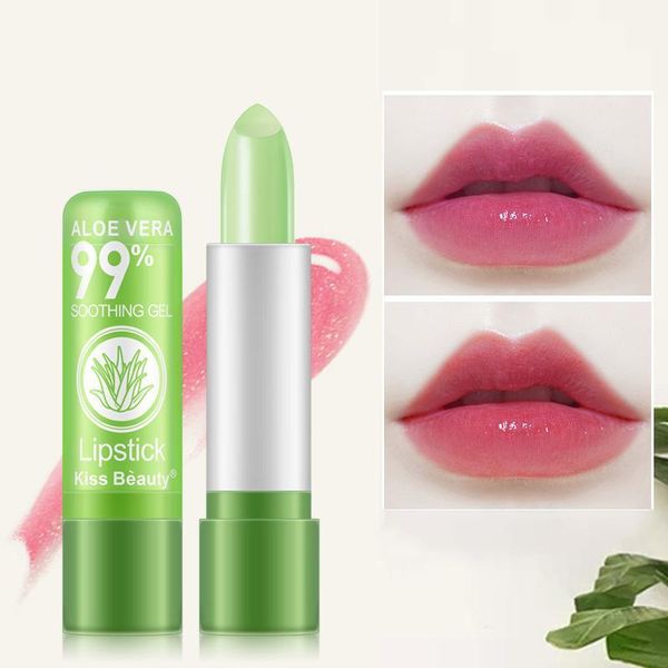 

lip balm bellylady women natural aloe temperature change repair lipstick moisturizing