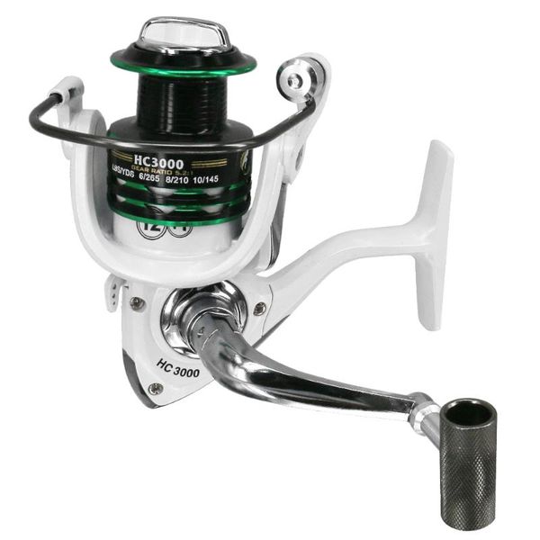 

baitcasting reels spinning with interchangeable collapsible left /right handle fishing reel hc1000/2000/3000/4000/5000/6000/7000