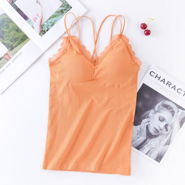 

women's tanks & camis 2021 camisole ladies slim bottoming shirt selling fashionable and comfortable underwear zjm10, White