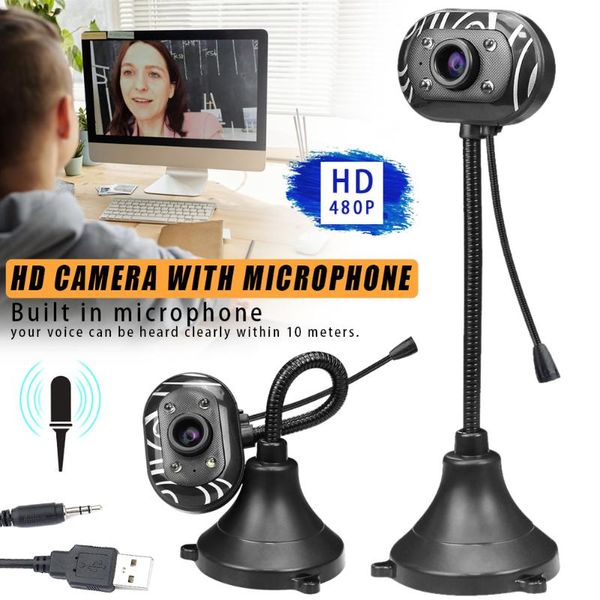 

webcams high flexible web camera online class 480p hd with microphone live streaming webcam nd998