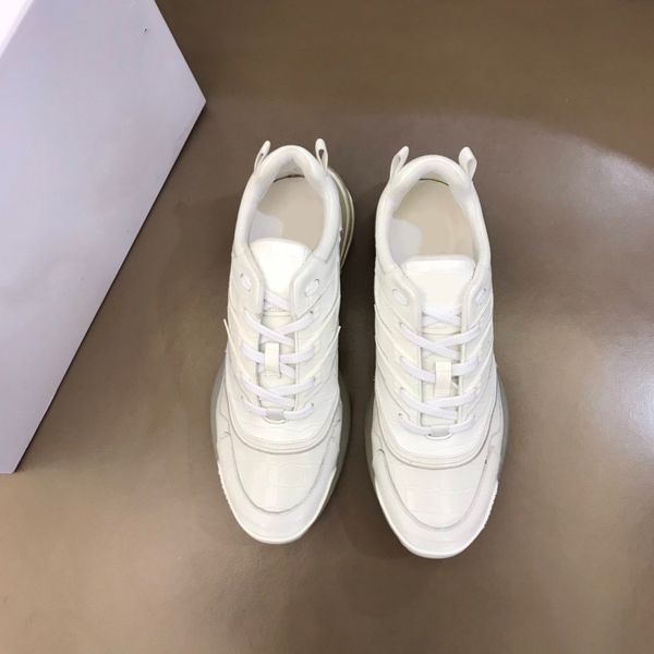 

fashion men's platform boys casual luxury designer shoes mens size sneakers leather suede patchwork trainers leisure b21, Black