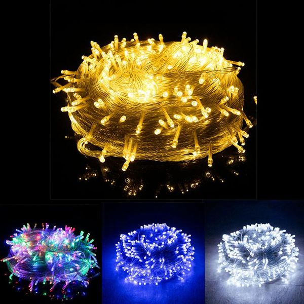 

strings outdoor garland lights christmas 10-100m led string fairy light decoration party holiday street