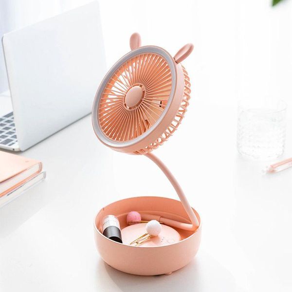 

electric fans folding night lights storage led lamp portable usb fan deskdormitory wall light durable practical home convenience