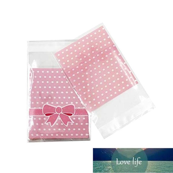 300 pcs 3.2 x 3,8 polegadas Bonito presente embalagem sacos pequenos bolsas de biscoito saco de doces opp saco pacote de pacote (rosa) preço de fábrica especialista design de qualidade mais recente estilo original