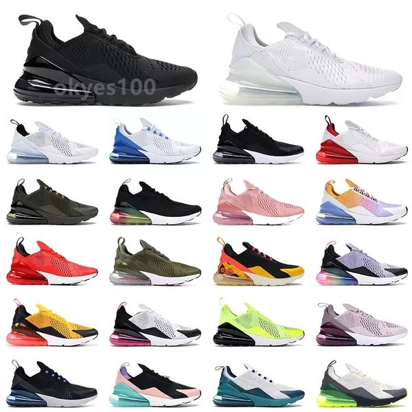 

2022 sports 270 sneakers mens running shoes max 27c cny rainbow heel trainer road star platinum jade bred women run sneaker size 36-45