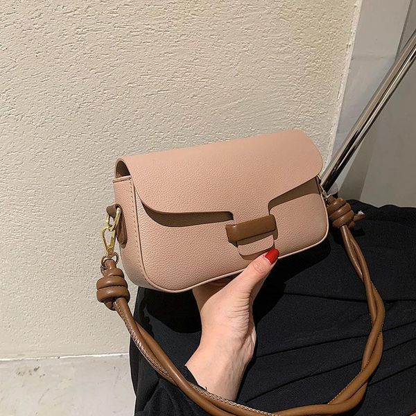 

evening bags fashion korean women's bag 2021 autumn contrast color single shoulder simple underarm portable messenger