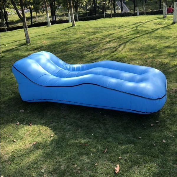 

outdoor pads 2021 inflatable sofa nylon single layer fast camping bed