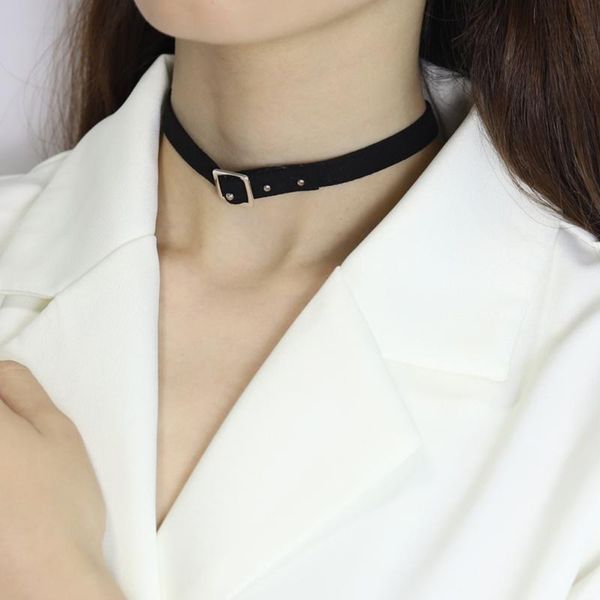 

chokers black spike choker necklace rivet belt collar women goth for party club gothic jewelry harajuku, Golden;silver