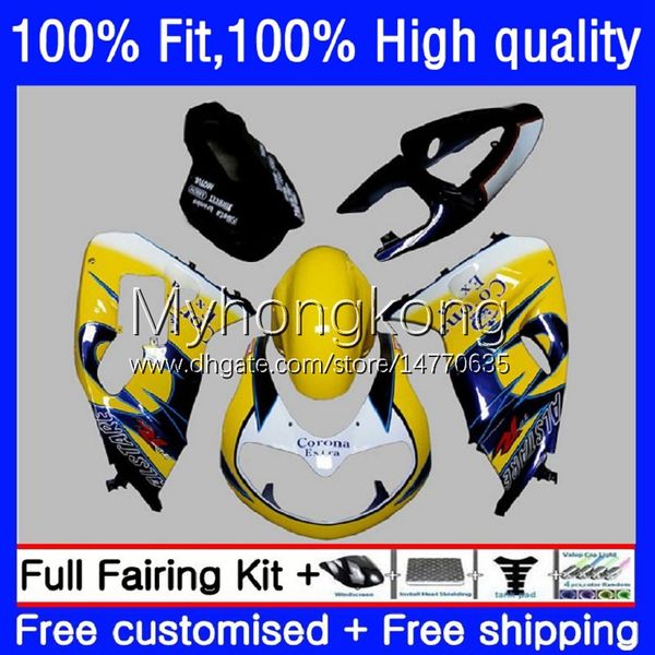 OEM-Karosserie für Suzuki TL1000 TL 1000 R 1000R 1998 1999 2000 2001 2002 2003 30no.70 SRAD TL1000R 98-03 Körper TL-1000R Yellow BLK 98 99 00 01 02 03 Injektionsformabzugsbezug