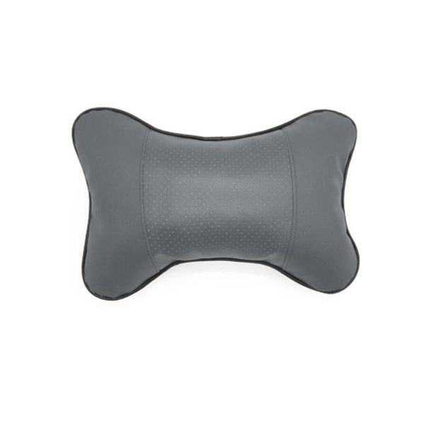 

seat cushions car neck pillow breathe auto head support rest cushion headrest (grey)