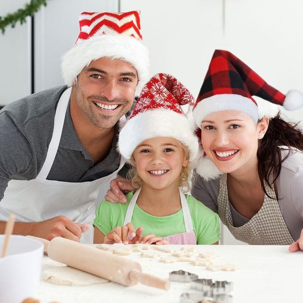 

christmas decorations hat sweater knitted beanie xmas caps for mens women chlidren 2021 year