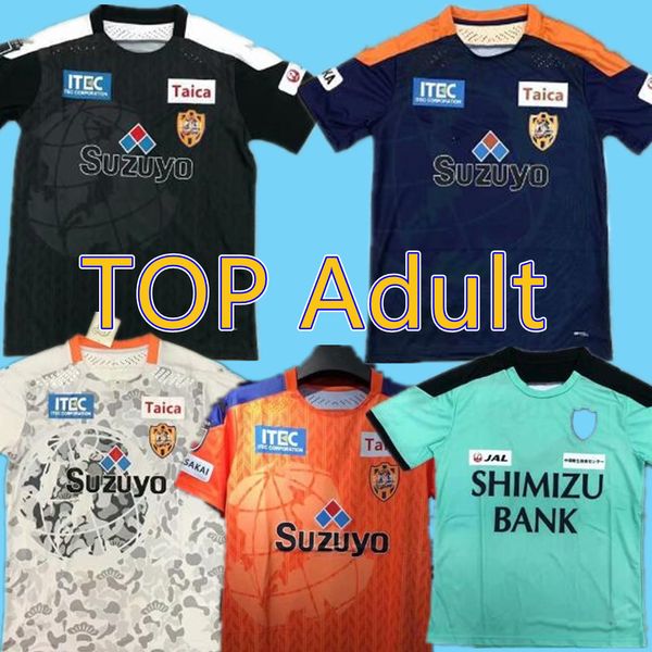 

shimizu s-pulse soccer jersey 2020 21 japan j league ryo takeuchi douglas hideki ishige hideki elsinhoishige home away football shirt traini, Black;yellow