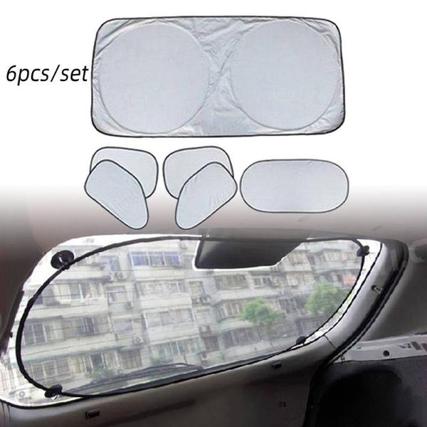 

car sunshade 550g 6pcs sun shade accessory easy storage high quality