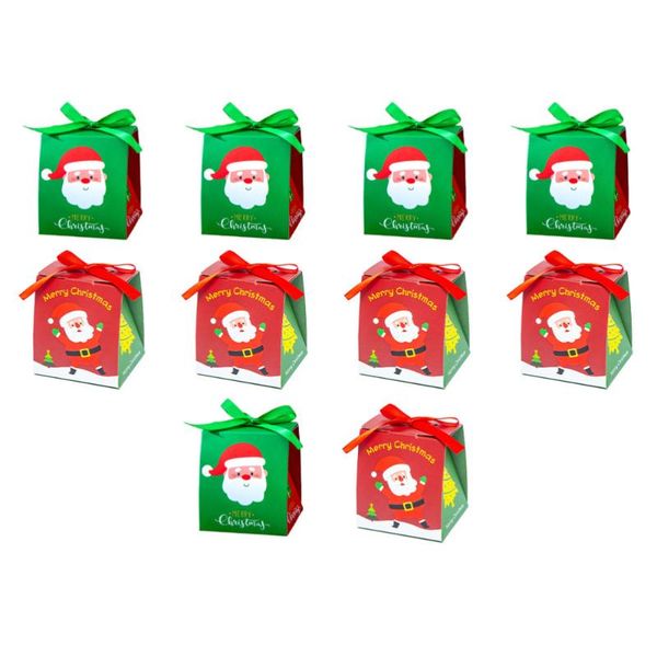 

gift wrap 10pcs christmas treat boxes candy paperboard supplies