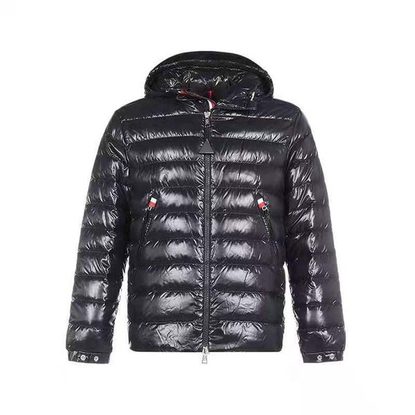 

down jacket coats hooded men women casual outdoor feather outwear keep warm short multiple styles parkas puffer jackets q13, Black
