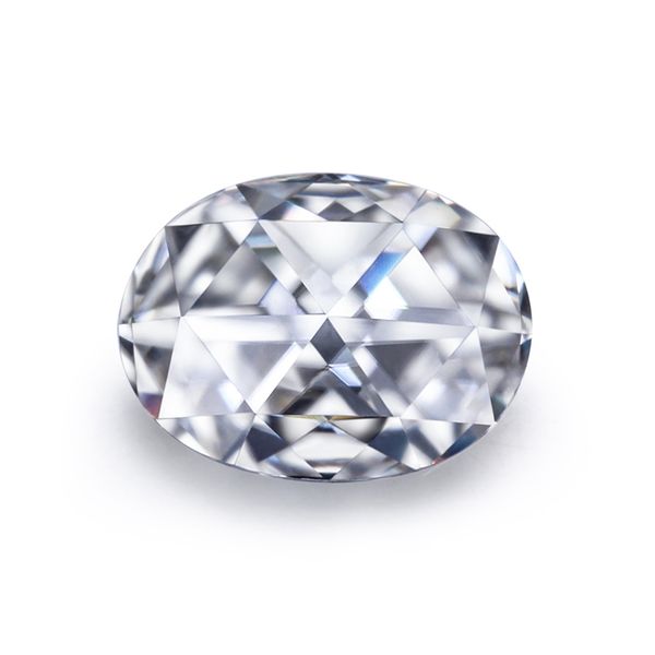 

ef 8*10mm oval cut moissanite loose gems for jewelry making, Black