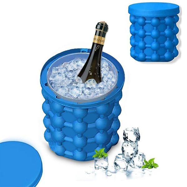 

ice buckets and coolers cube maker silicone bucket durable drink beer wine rapid cooling storage champagne drinking whiskey e seaside t