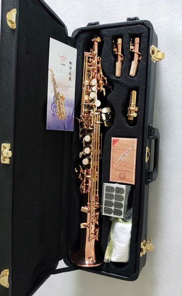 

yanagisawa s-992 phosphorus-plated copper straight saxophone bb music instrument real picture professional performance
