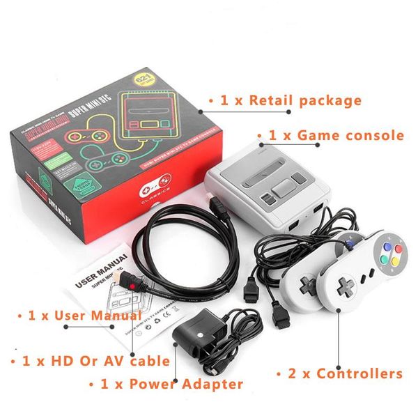 

game controllers & joysticks av/ games childhood retro mini classic 4k tv 8 bit handheld gaming player gift pk 600