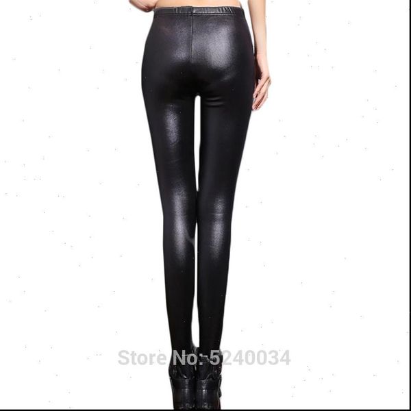 

ladies womens capri low rise black faux leather leggings wet look shiny stretchy tight pants drop good quality, Black;white