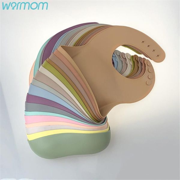 

baby stereo waterproof bib children's meal pocket saliva born baby's silicone towel bibs & burp cloths