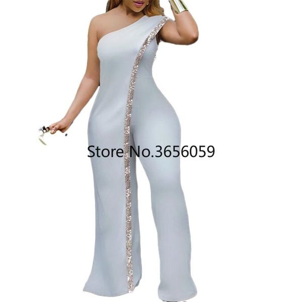 

women's jumpsuits & rompers 2021 women wide leg pants design bazin dashiki lady jumpsuit elegant stylish female overalls playsuits, Black;white