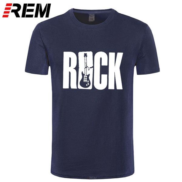 REM Streetwear homens de manga curta de camiseta rocha guitarra música pirnt t-shirt hip hop rock'n'roll tees tops harajuku 210707