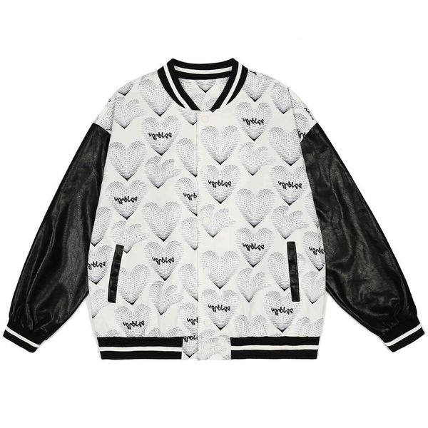 

men's jackets jacket male baseball collection, jacket bomber, hip hop, harajuku, grid, love, fall, thin, loose, external use, unisex, Black;brown