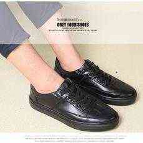 

tangzuo shoes x9955 small white shoes, batch size , large 35-49 standard shoe , high-quality super fiber, Black