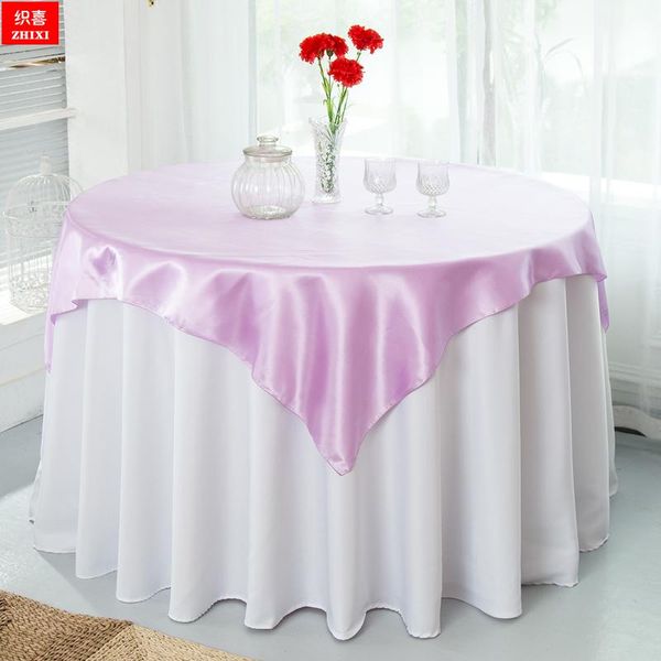 

5pcs/lot 108" satin table cover white black round tablecloth for banquet wedding party decoration cloth