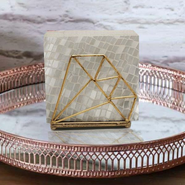 

toilet paper holders nordic iron art simple diamond-shaped kitchen deskvertical towel rack restaurant creative