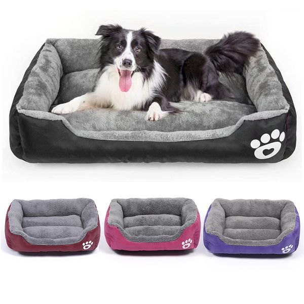 

Very Soft Big Dog Bed Puppy Pet Cozy Kenne Mat Basket Sofa Cat House Piow ounger Cushion For Sma Medium arge Dogs Beds