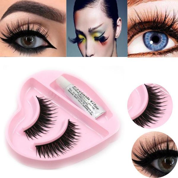 

black thick stage cross face false eyelash and eyelashes fashion party stage1