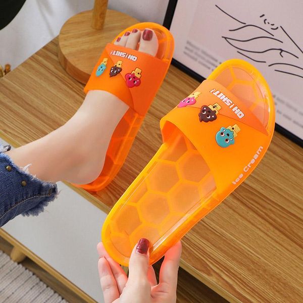 

slippers women couple candy color cute ladies bathroom home animals female shoes summer flat pvc non slip woman plus size 2021, Black