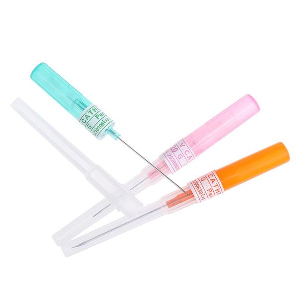 

tattoo needles 4pcs/set sterile piercing steel catheter body sterilized 14g/16g/18g/20g